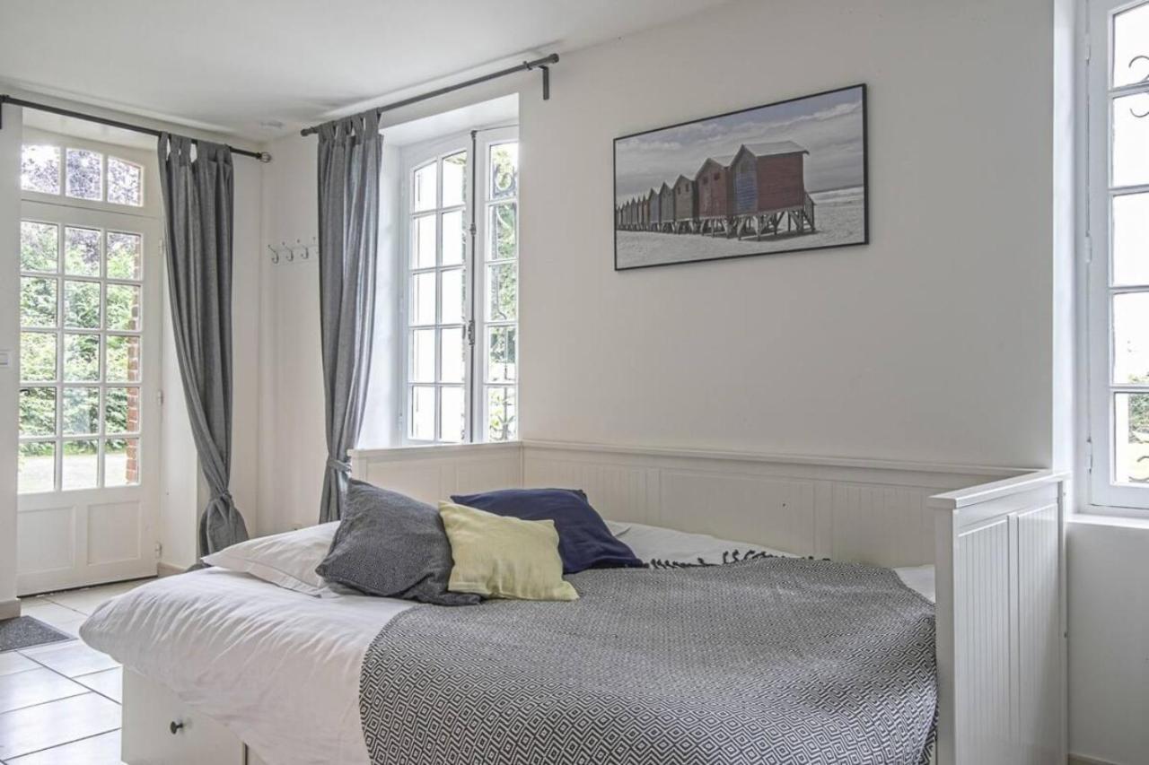 Appartement De Charme Dans Un Chateau A 5 Min D'Honfleur Gonneville-sur-Honfleur Extérieur photo